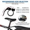 PSLER Bike Seat Post Clamp - Quick Release Seatpost for Mountain & Road Bikes (Black-28.6mm) view 2