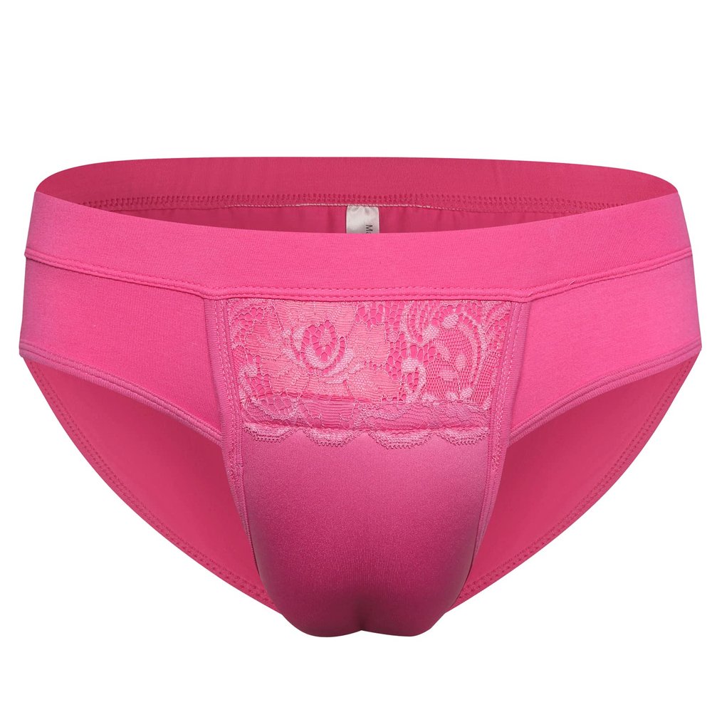 WINTOFW Men's Hiding Gaff Panty Shaping Crossdressing Transgender Underwear Boxer Shorts