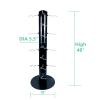 EAS1SOOPE LAT Pulldown Bar Storage Holder - LAT Bar Storage - LAT Pulldown Attachments Storage Stand - Cable Machine Attachment Storage Rack view 3