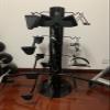 EAS1SOOPE LAT Pulldown Bar Storage Holder - LAT Bar Storage - LAT Pulldown Attachments Storage Stand - Cable Machine Attachment Storage Rack view 4