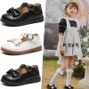 DADAWEN Girl's T-Strap School Uniform Dress Shoe Mary Jane Princess Flat Black US Size 10 M Toddler view 2