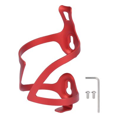 X AUTOHAUX Double Side Bicycle Water Coffee Drink Cup Bottle Holder Cages Carrier Rack with Wrench Red for Mountain Road Bike Motorcycle