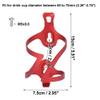 X AUTOHAUX Double Side Bicycle Water Coffee Drink Cup Bottle Holder Cages Carrier Rack with Wrench Red for Mountain Road Bike Motorcycle view 4
