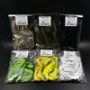 WellieSTR 6colors Assorted Fly Tying Black Barred Rabbit Zonker Strips Straight Cut Rabbit Strip Salmon&Steelhead Trout Fly Tying Material view 1