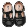 DADAWEN Girl's T-Strap School Uniform Dress Shoe Mary Jane Princess Flat Black US Size 8.5 M Toddler view 1