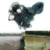 Fishing Net 65FT Hand Made Beach Seine Drag Nets Bait Fish Mesh Hand Casting Strong Nylon Silk Nets+Float Small Mesh Fishing Equipment (3x20m 10x65FT) view 4
