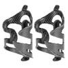 X AUTOHAUX 2pcs Double Side Bicycle Water Coffee Drink Cup Bottle Holder Cages Carrier Rack Carbon Fiber Pattern for Mountain Road Bike Motorcycle view 1