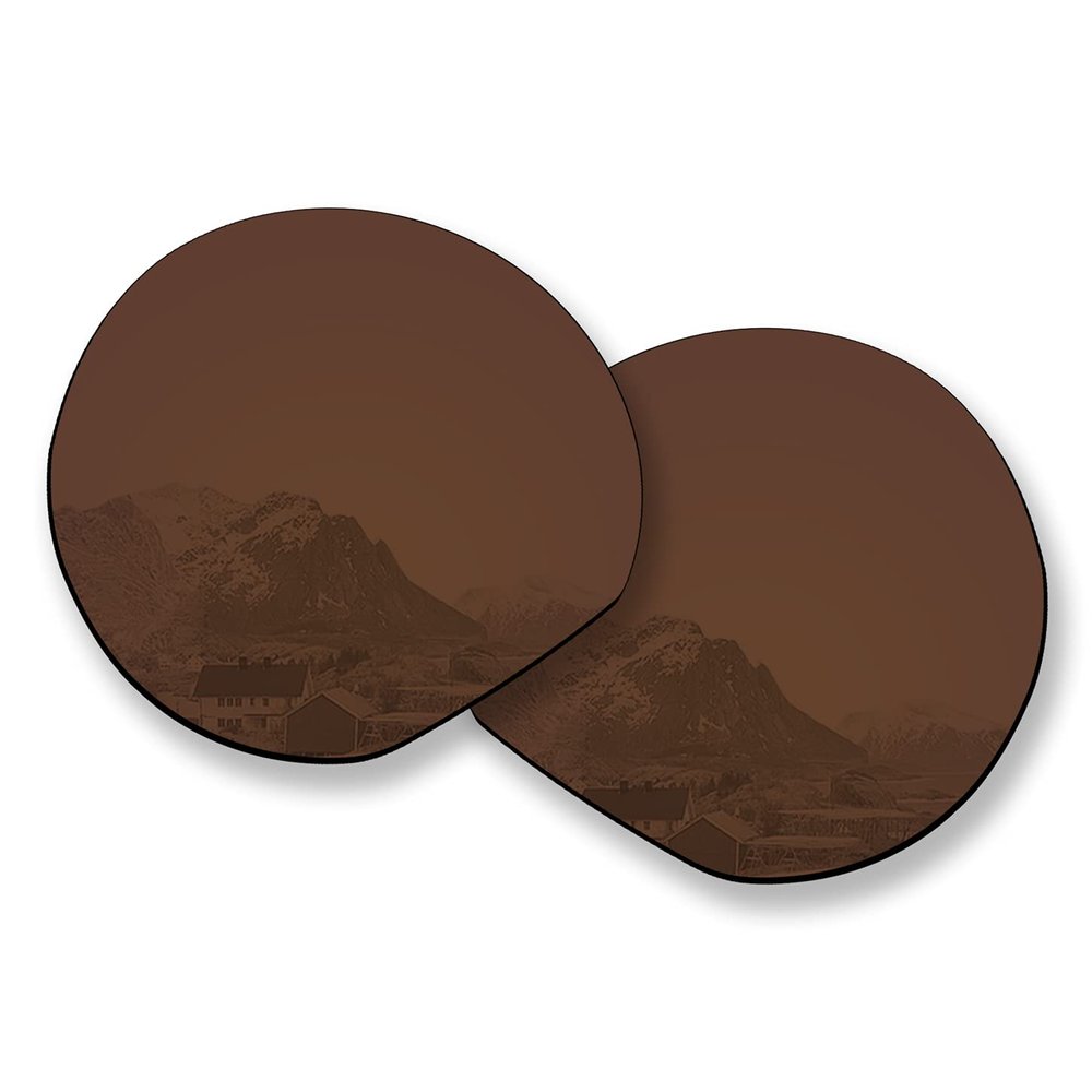 Puzzley Mirror Polarized Replacement Lenses for Oakley Clifden OO9440 Sunglasses - Retro Brown Polarized