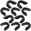 10 Pcs Sport Mouth Guards Gum Teeth Armor Game Guard for Boxing Basketball Football Hockey Karate Basketball Rugby Match (Black) view 1