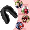 10 Pcs Sport Mouth Guards Gum Teeth Armor Game Guard for Boxing Basketball Football Hockey Karate Basketball Rugby Match (Black) view 4
