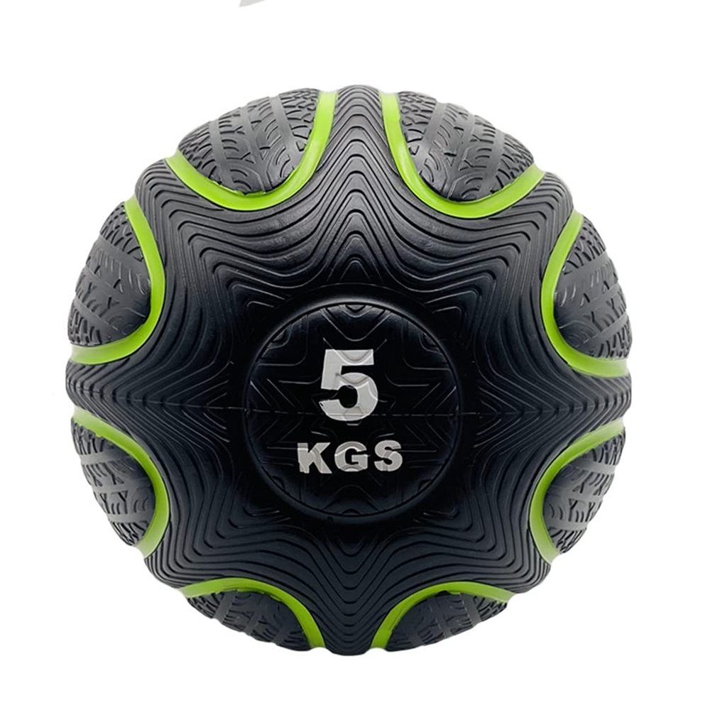 Medicine Ball Fitness Medicine Ball, Indoor Training Rubber Bouncy Ball, Core Training Cross Training Balance Training Fitness Ball (Size : 5kg/11lb)