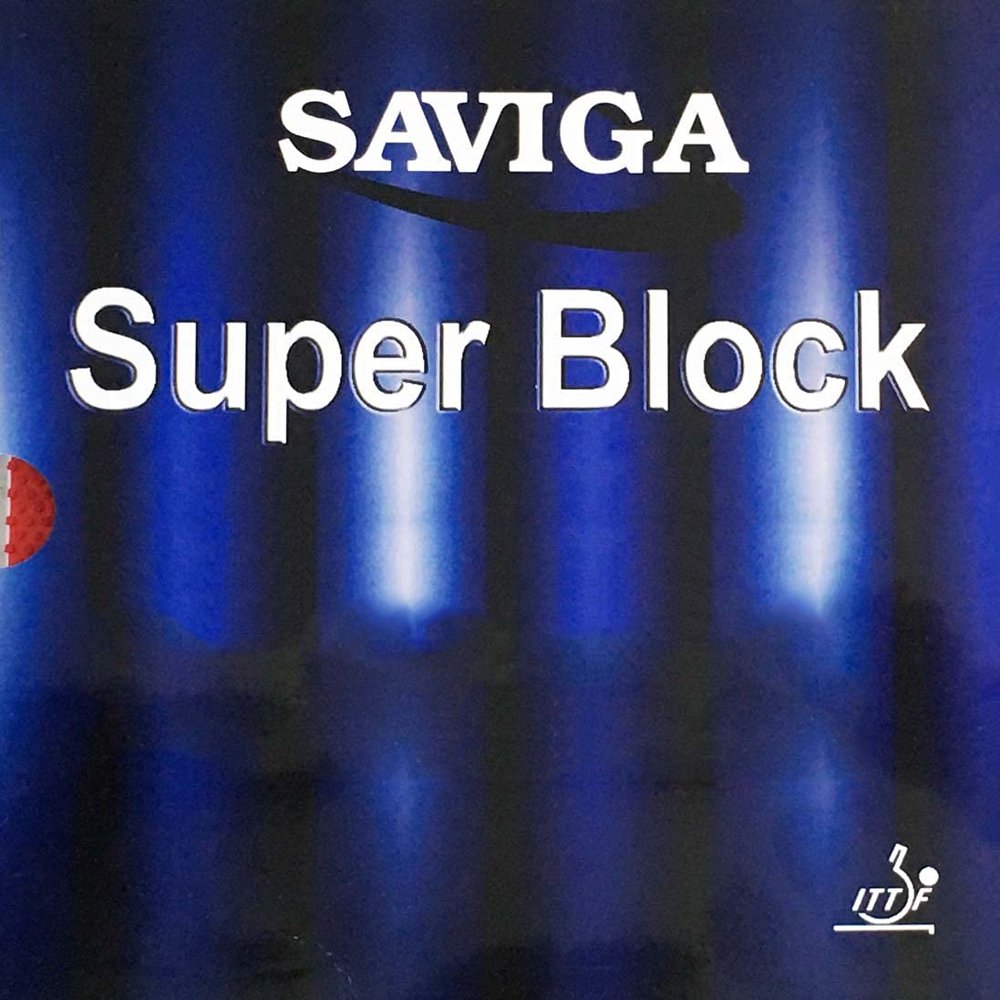 SAVIGA Super Block Table Tennis Rubber Long Pimples Ping Pong Rubber Topsheet OX (red OX)