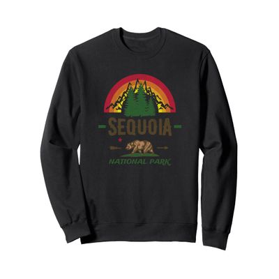 Sequoia National Park Sierra Hiking Hiker Inspired Design Sweatshirt