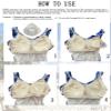 BIMEI Pocketed Swimwear Mastectomy Swimsuit for Silicone Breast Form Breast Cancer Woman Swimwea125 (4XL, Blue) view 4