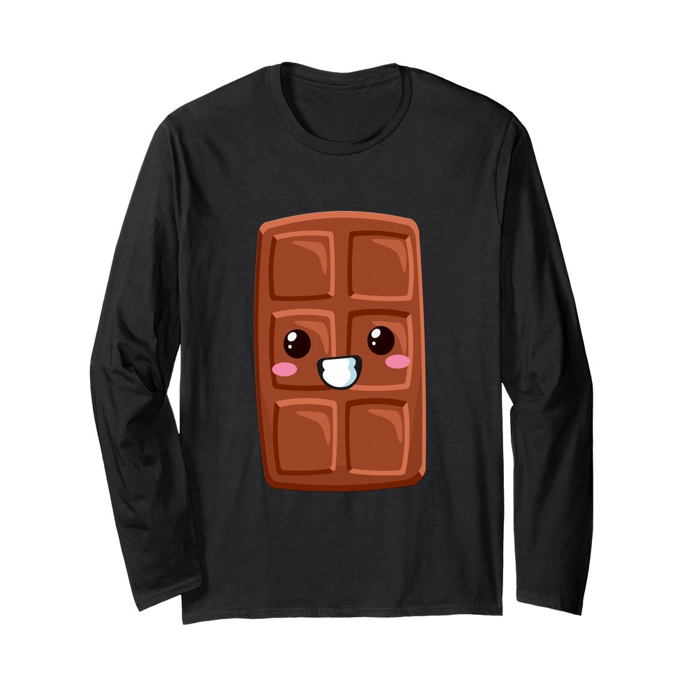 Kawaii Halloween Group Costume Party S'mores Chocolate Bar Long Sleeve T-Shirt