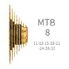 MYEEI MTB 8 Speed Freewheel 8S 11-32T Cassette Gold 24S K7 8V Sprocket Mountain Bicycle Parts for M410 M360 M310 M280 Tourney (Silver) view 3