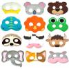 Kids Felt Face Mask for Halloween Costume or Everyday Pretend Play (White Duck) view 2