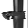 SKLZ Travel Tee Elite Adjustable Folding Baseball and Softball Batting Tee,Black view 4