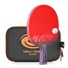 LINGOSHUN Ping Pong Racket Set 12 Star, ITTF Approved Rubber,Professional Table Tennis Bats for Intermediate and Advanced/Single/Short Handle view 1