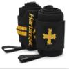 Harbinger Red Line Weight Lifiting Wrist Wrap, Unisex,Black and Gold view 2