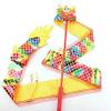 Wuluwala 5Pcs Dragon Ribbon Stick LED Toys Performance Props Luminous Dragon Toys Handhold Dancing Gymnastics Ribbons for Kids 6.5 Feet view 1