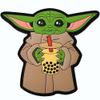 Slurrrp - The Baby Alien Bubble Tea PVC Morale Patch - Funny Morale, Tactical, Military Patch - Military Patches - Perfect for Your Tactical Military Army Gear, Backpack, Cap, Vest view 1