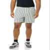Amazon Essentials Men's 6" Inseam Drawstring Shorts, Green Pink Vertical Stripe, X-Small view 4