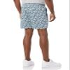 Amazon Essentials Men's 6" Inseam Drawstring Shorts, Light Blue Graphic Flower, Small view 2