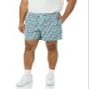 Amazon Essentials Men's 6" Inseam Drawstring Shorts, Light Blue Graphic Flower, Small view 4
