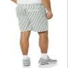 Amazon Essentials Men's 8" Inseam Relaxed-Fit Drawstring Walk Shorts (Available in Plus Size), Green Pink Vertical Stripe, Medium view 3