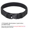Dotacty Duty Belt Kit for Law Enforcement Police Security Correctional Officer 2" Utility Belt Nylon Tactical EDC Patrol Work Dual Belt Black S view 3