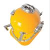 Retro Reproduction Antique Vintage Yellow Diver Diving Helmet with Wooden Stand 18" view 4