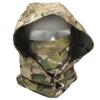 JFFCESTORE Ear Protection Foldable Half Face Airsoft Mesh Mask with Goggles and Headgear Hoods Protective Paintball Headgear Mask Tactical Lower Face Protective Mask CP view 3