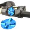 Aluminium Alloy Valve Cover, Front Fork Valve Cover Suspension Fork Valve Cover, for Bicycle Outdoor(Blue) view 4