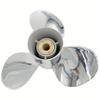 ARKDOZA Boat Propeller 11 3/8x12 Fit for Mercury Outboard 25HP-40HP 3 Blades Stainless Steel Prop SS 13 Tooth Propel RH 11.375x12 view 3