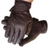 Equestified Ladies Horse Riding Gloves 100% Real Leather Brown, Beige, TAN & Black Women Equestrian Gloves (Medium, Dark Brown) view 2