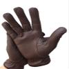 Equestified Ladies Horse Riding Gloves 100% Real Leather Brown, Beige, TAN & Black Women Equestrian Gloves (Medium, Dark Brown) view 3