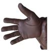 Equestified Ladies Horse Riding Gloves 100% Real Leather Brown, Beige, TAN & Black Women Equestrian Gloves (Medium, Dark Brown) view 4