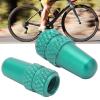 Valve Caps, Professional Design High Reliability Aluminum Cycling Valve Bicycle Bike Tire Caps French Style Dust Covers Valve Covers for Mountain Bikes(Green) view 2