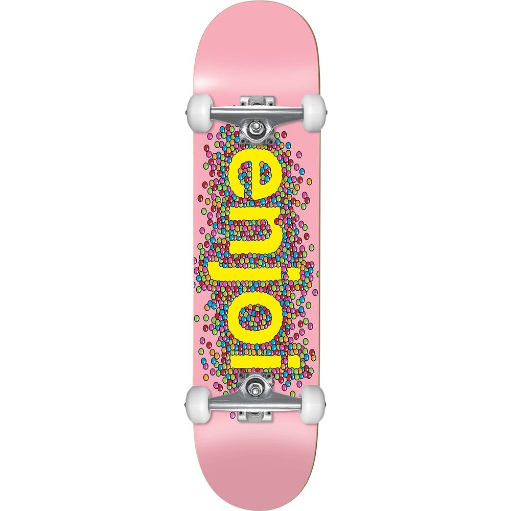 Enjoi Skateboards Candy Coated Pink Complete Skateboard First Push - 8.25" x 32"