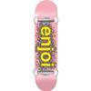 Enjoi Skateboards Candy Coated Pink Complete Skateboard First Push - 8.25" x 32" view 1