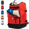 MARITTON Ski Boot Bag - Ski Boots and Snowboard Boots Travel Backpack for Ski Helmet, Goggles, Gloves, Skis, Snowboard & Accessories. (red) view 1