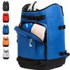 MARITTON Ski Boot Bag - Boot Travel Backpack for Snowboard & Ski Boots, Helmet, Goggles, Gloves & Accessories (Blue) view 1