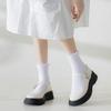 Mcool Mary Women's Ruffle Socks,Turn-Cuff Casual Cute Warm Cotton Knit Lettuce Low Cut Frilly White Ankle Socks for Women 6 Pack view 3