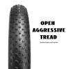Hycline Fat Bike Replacement Tire: 20x4.0 Inch Puncture Resistant Folding MTB Bicycle Tires, All Terrain High-Density Bike Tires with Street or Trail Riding-Black view 3