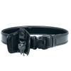 Black Plain Silent Key Holder for Duty Belt Durable Law Enforcement Police Tactical Silent Key Keeper Pouch (Black Plain Artificial Leather) view 3