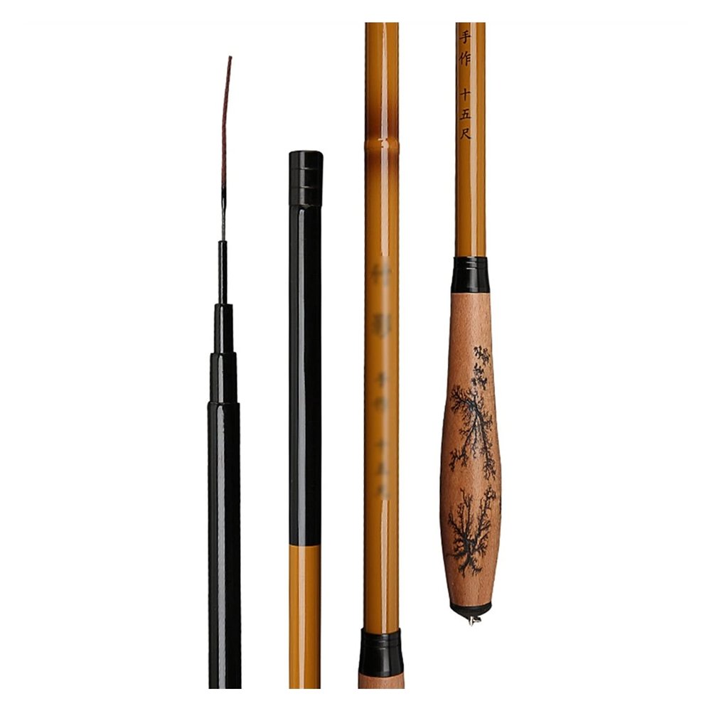 XFYJR Carbon Fishing Rod Ultra-Light Fine-Tuning Fishing Pole Long Hand Crucian Carp Rod Fishing Tackle Fishing Gear (Size : 6.3m)