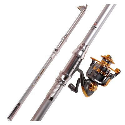 XFYJR Fishing Rod and Reel Telescopic Ultra-Light Super Hard Sea Pole Long Shot Portable Gear 2.1m 2.4m 2.7m 3.0m 3.6m Fishing Tackle (Size : 2.4m)