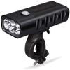 SMSOM USB Rechargeable LED Bike Lights, Super Bright Front Bicycle Light, IPX5 Waterproof 1500LM Cycling Light, 5 Modes, Easy to Install for Men Women Kids Road Mountain Cycling (Black) view 1