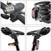 SMSOM Bike Lights Set - Super Bright Front and Back LED Lights - Easy to Mount Bike Headlight and Tail Light for Night Riding - Front and Rear Light Fits All Bikes, IPX6 Waterproof (Black) view 3